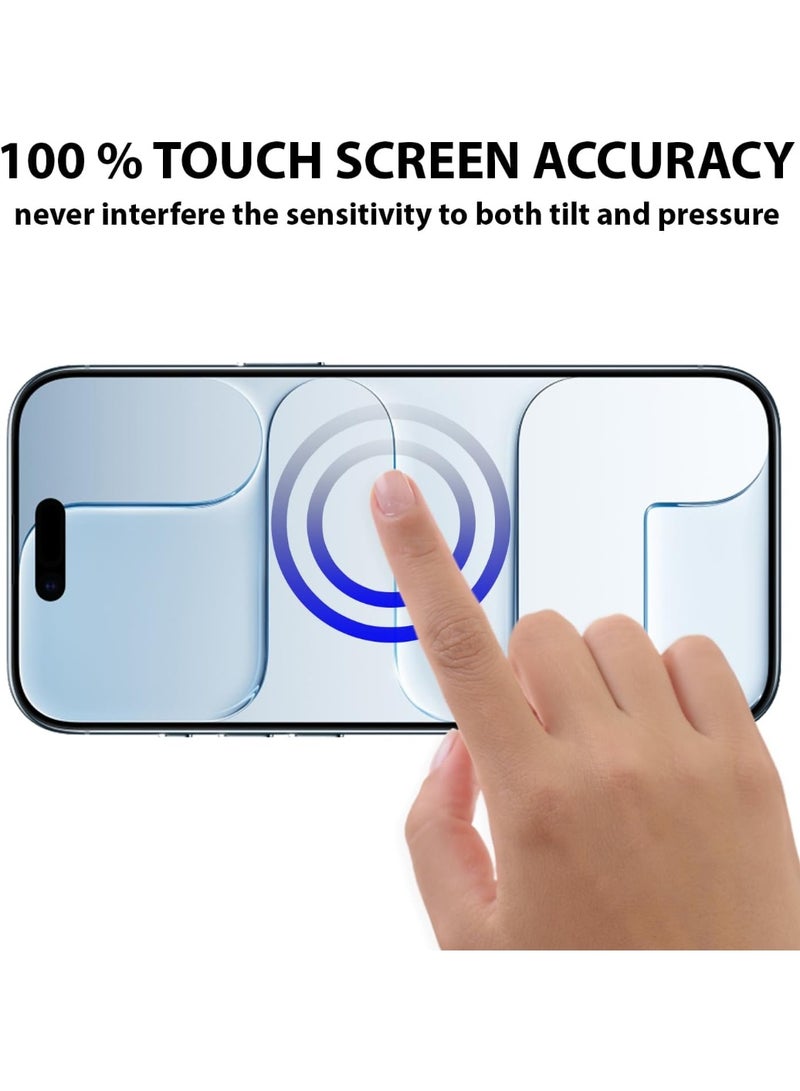 أكاليكس واقي شاشة لهاتف iPhone 17 Air، شاشة من الزجاج المقوى 9H، مقاوم للكسر، زجاج شفاف عالي الوضوح، مناسب لهاتف iPhone 17 Air. - Image 3